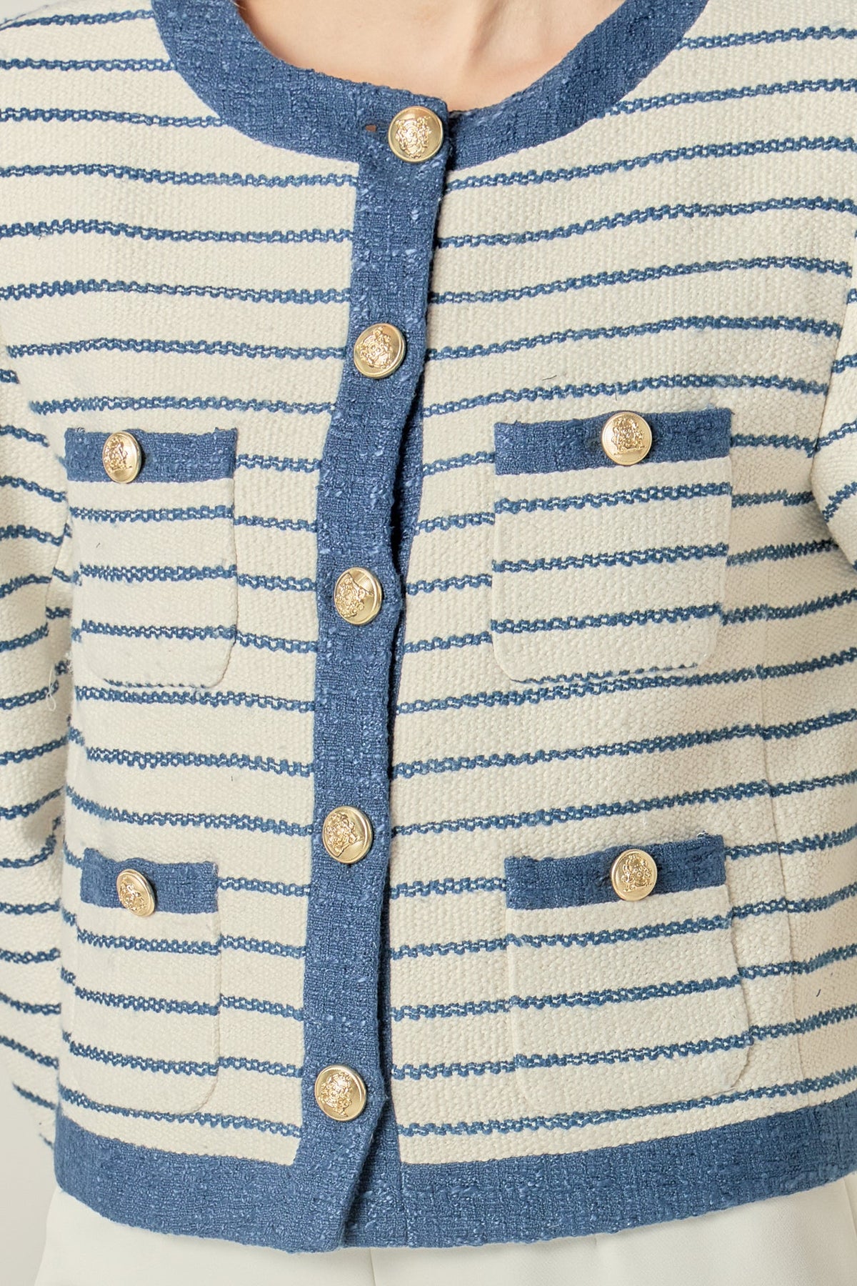ENGLISH FACTORY - BouclÃƒÂ© Contrast Jacket - JACKETS available at Objectrare