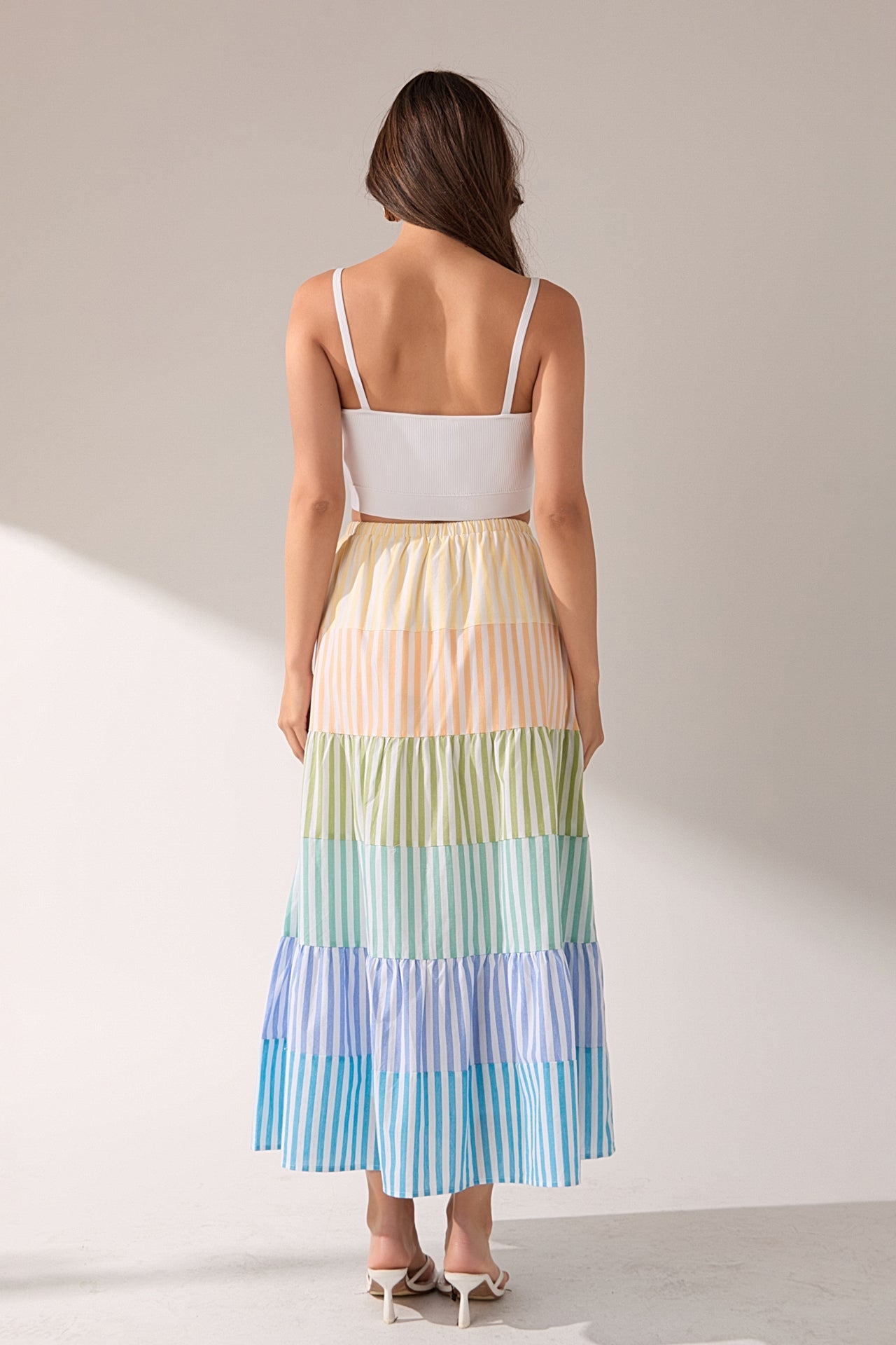 ENGLISH FACTORY - The Pastel Tier Skirt - SKIRTS available at Objectrare