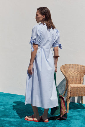 ENGLISH FACTORY - Stitch Detailed Midi Dress - DRESSES available at Objectrare