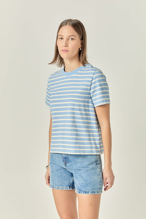 ENGLISH FACTORY - Stripe T-shirt - T-SHIRTS available at Objectrare