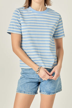 ENGLISH FACTORY - Stripe T-shirt - T-SHIRTS available at Objectrare