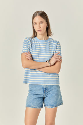 ENGLISH FACTORY - English Factory - Stripe T-Shirt - T-SHIRTS available at Objectrare