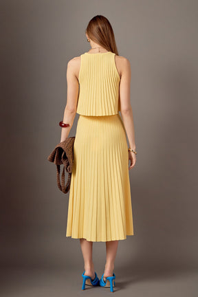 ENGLISH FACTORY - Madison Knit Sleeveless Top - TOPS available at Objectrare
