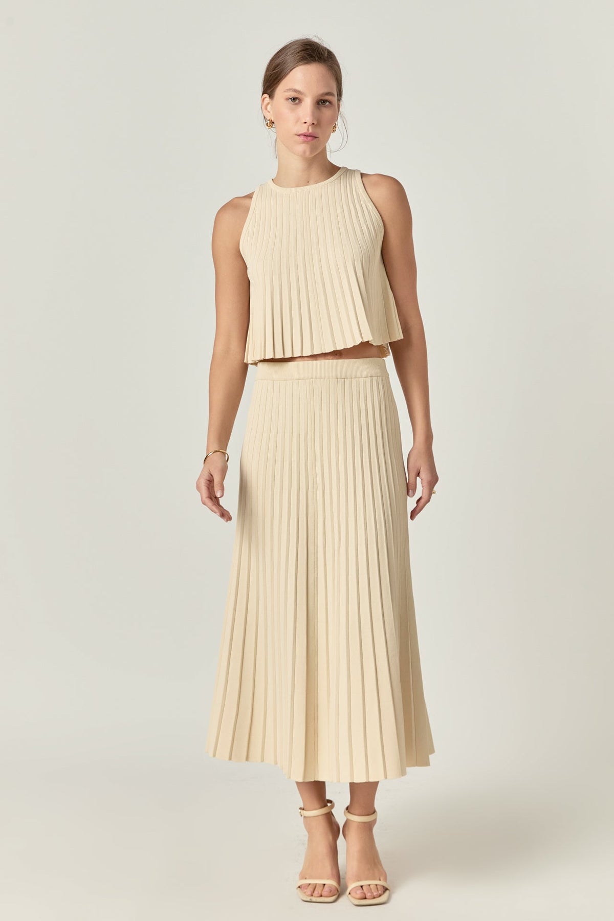 ENGLISH FACTORY - Knit Sleeveless Top - TOPS available at Objectrare