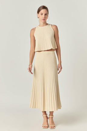 ENGLISH FACTORY - Knit Sleeveless Top - TOPS available at Objectrare