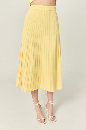 ENGLISH FACTORY - English Factory - Pleated A-line Skirt - SKIRTS available at Objectrare