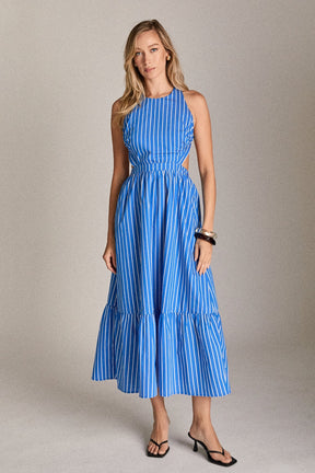 ENGLISH FACTORY - Riviera Stripe Dress - DRESSES available at Objectrare