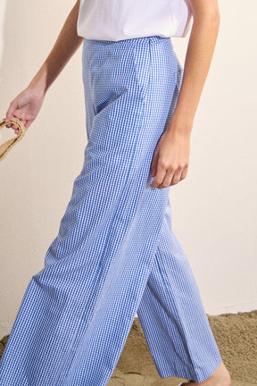 Gingham Culotte Breeze Pants