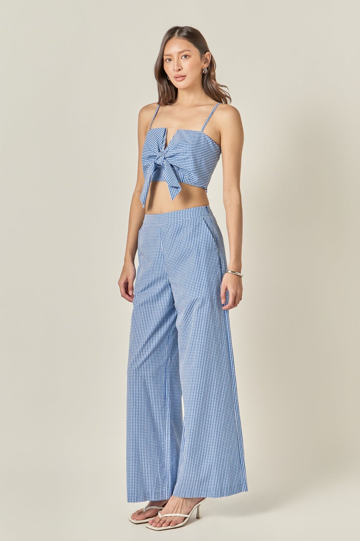 Gingham Culotte Breeze Pants
