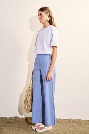 Gingham Culotte Breeze Pants