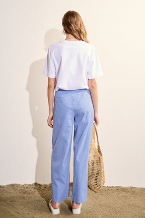 Gingham Culotte Breeze Pants