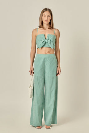 Gingham Culotte Breeze Pants