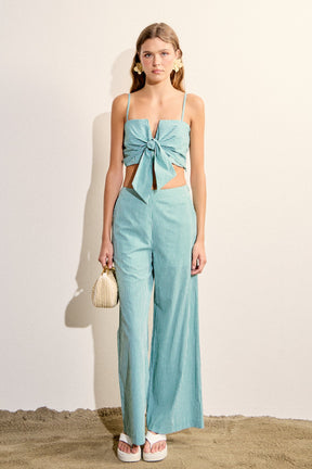 Gingham Culotte Breeze Pants