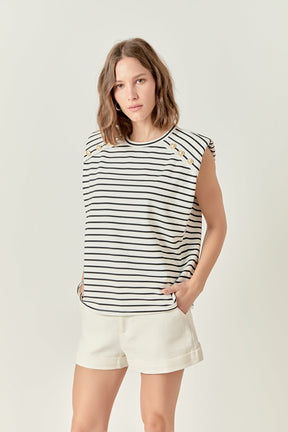Power Shoulder Top