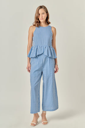 ENGLISH FACTORY - Striped Pants - PANTS available at Objectrare