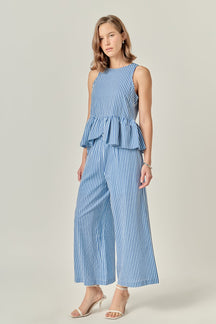 ENGLISH FACTORY - Striped Pants - PANTS available at Objectrare