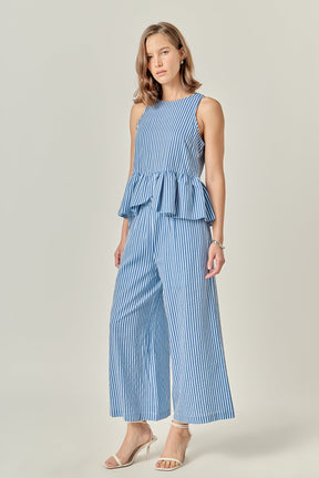 ENGLISH FACTORY - Striped Pants - PANTS available at Objectrare