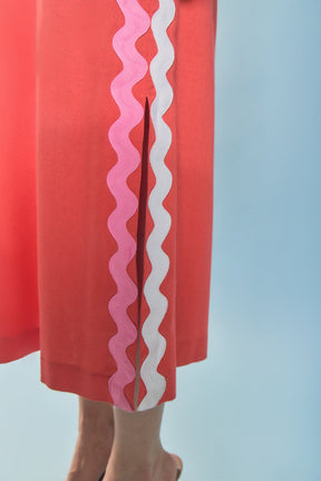 ENGLISH FACTORY - Sleeveless Ric Rac Midi Dress - DRESSES available at Objectrare