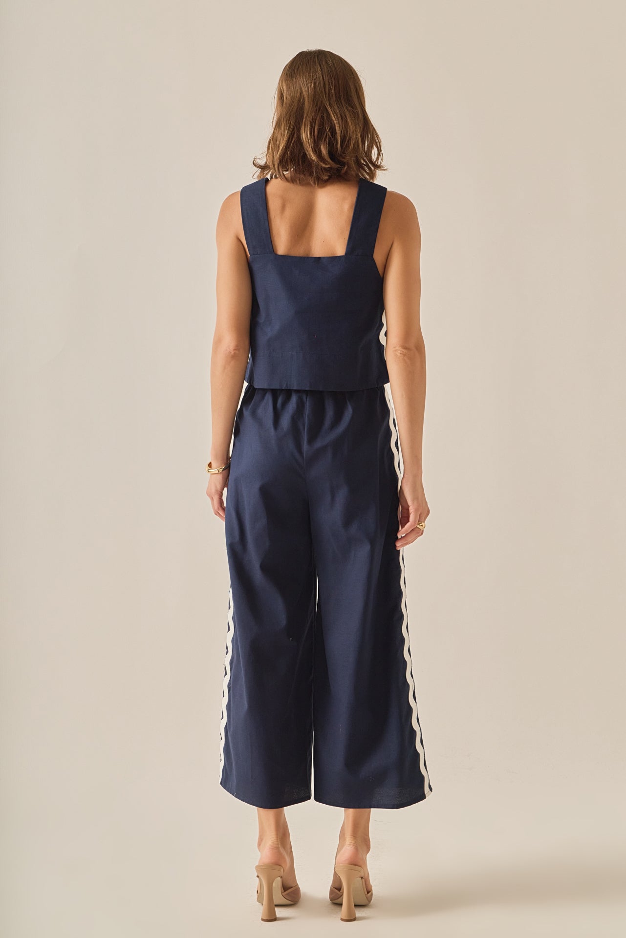 ENGLISH FACTORY - The Ric Rac Trim Pant - PANTS available at Objectrare
