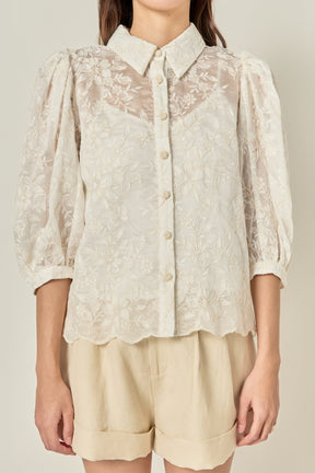 Arabella Embroidered Blouse