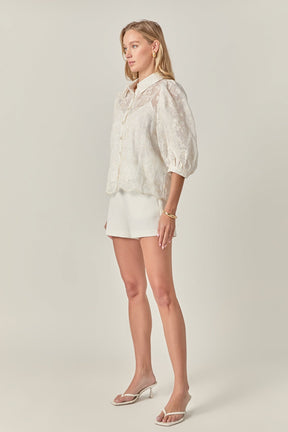ENGLISH FACTORY - The Arabella Embroidered Blouse - BLOUSES available at Objectrare