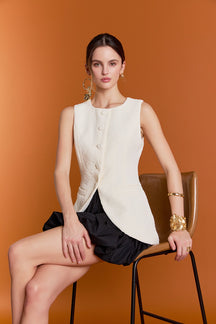 ENGLISH FACTORY - Chloe Vest - TOPS available at Objectrare
