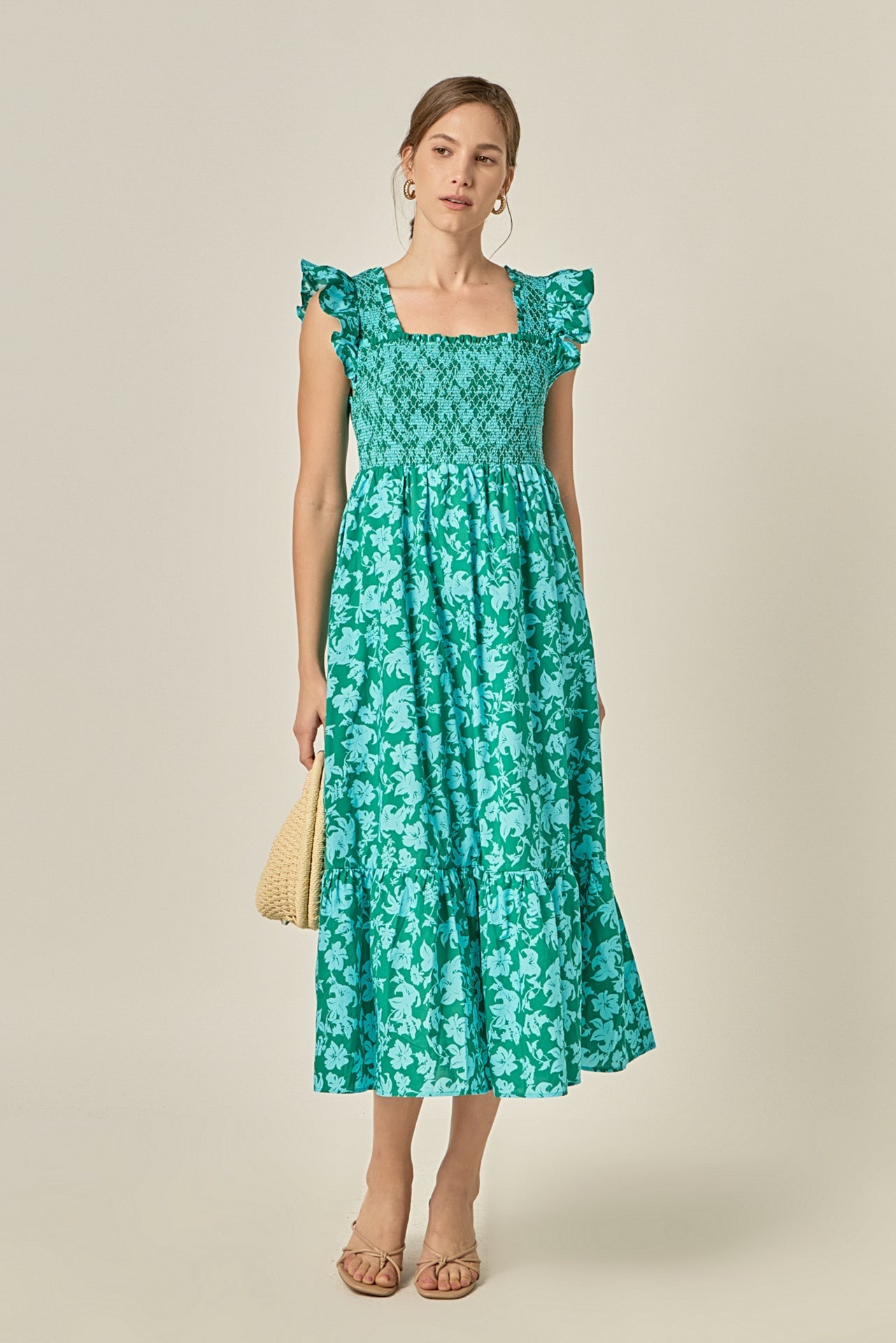 ENGLISH FACTORY - Lorelei Smocked Dress - DRESSES available at Objectrare