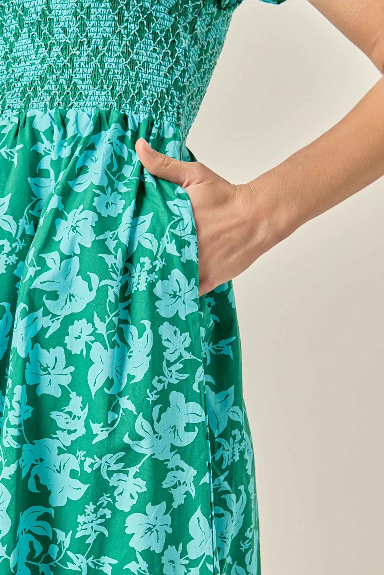 ENGLISH FACTORY - Lorelei Smocked Dress - DRESSES available at Objectrare