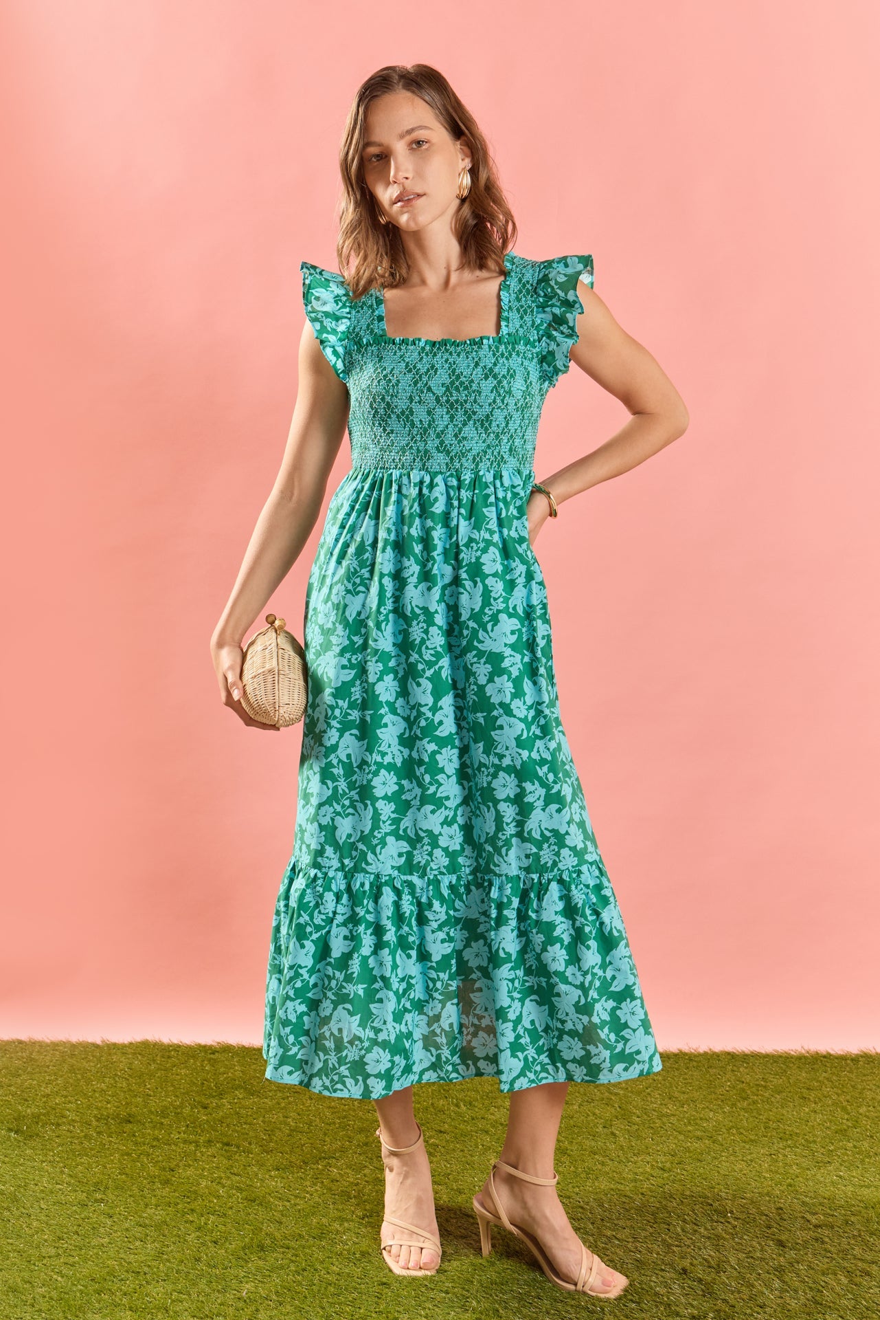 ENGLISH FACTORY - Lorelei Smocked Dress - DRESSES available at Objectrare