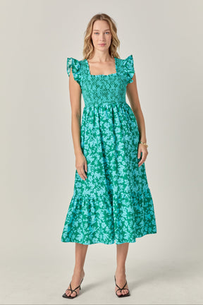 ENGLISH FACTORY - The Lorelei Smocked Dress - DRESSES available at Objectrare