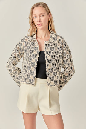ENGLISH FACTORY - The Harlow Crochet Shirt - BLOUSES available at Objectrare