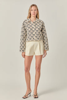 ENGLISH FACTORY - The Harlow Crochet Shirt - BLOUSES available at Objectrare