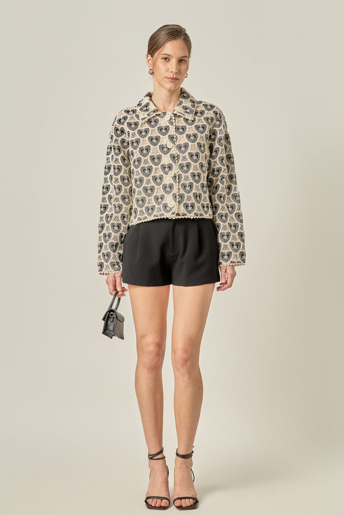 ENGLISH FACTORY - Harlow Crochet Shirt - BLOUSES available at Objectrare