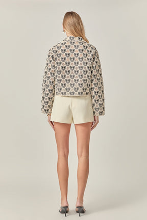 ENGLISH FACTORY - The Harlow Crochet Shirt - BLOUSES available at Objectrare