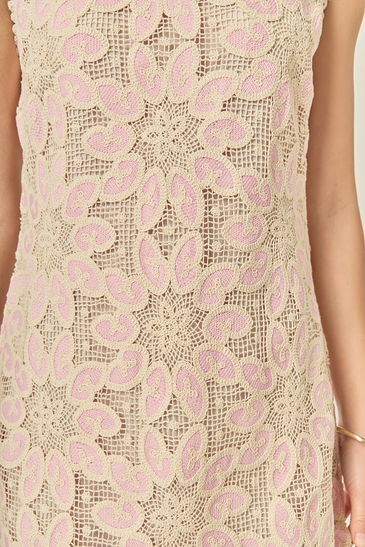 ENGLISH FACTORY - Stella Crochet Mini Dress - DRESSES available at Objectrare