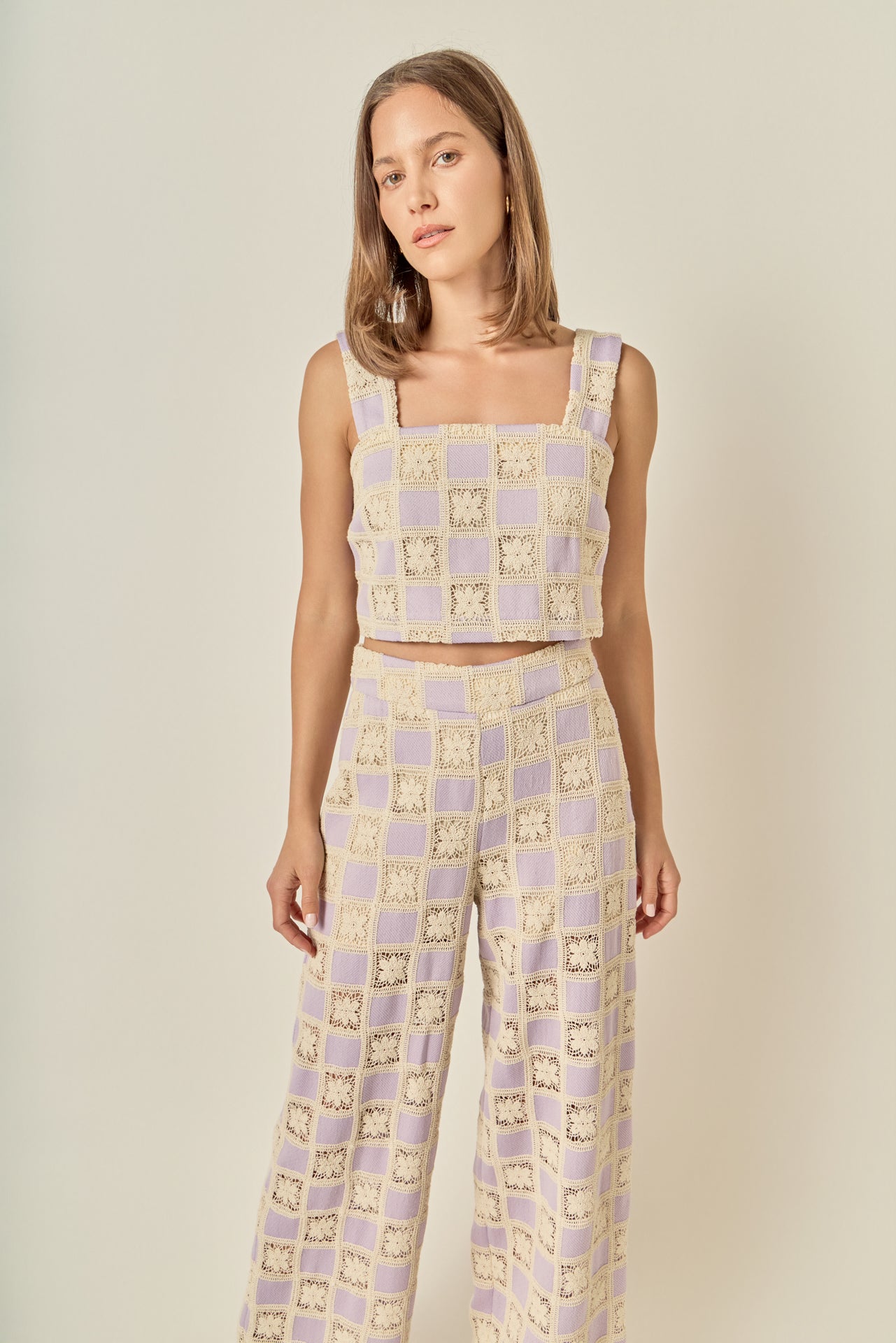 ENGLISH FACTORY - The Bria Crochet Top - TANK TOPS available at Objectrare