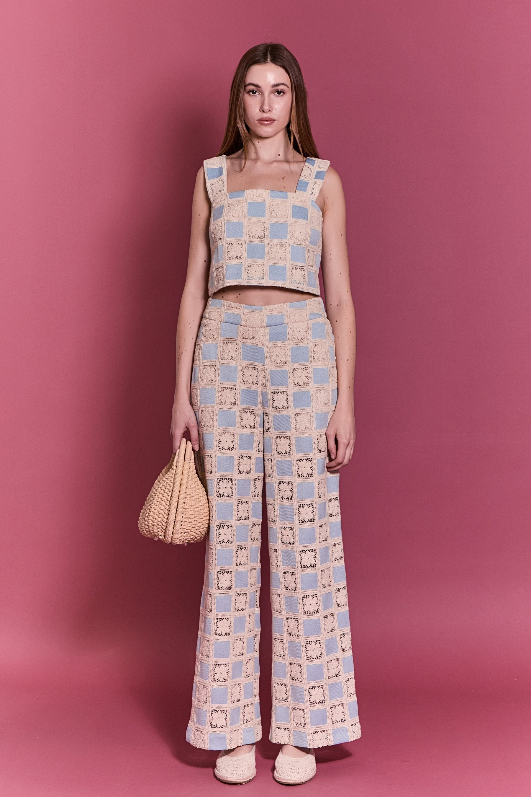 ENGLISH FACTORY - Bria Crochet Pants - PANTS available at Objectrare