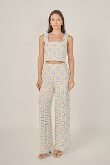 ENGLISH FACTORY - The Bria Crochet Top - TANK TOPS available at Objectrare