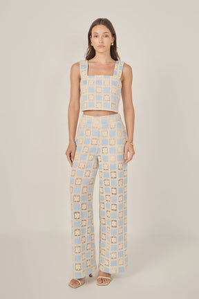 ENGLISH FACTORY - The Bria Crochet Top - TANK TOPS available at Objectrare