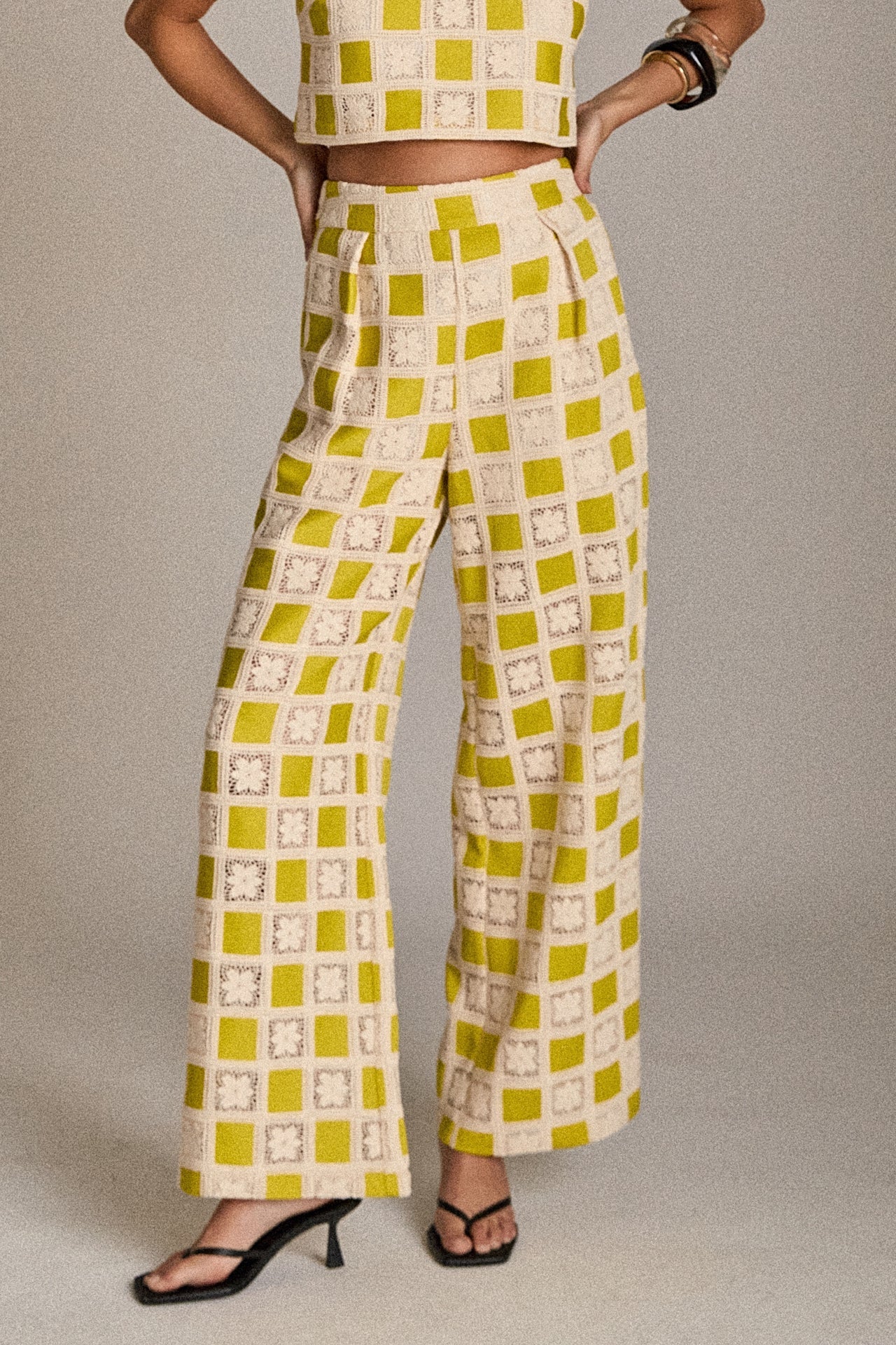 ENGLISH FACTORY - The Bria Crochet Pants - PANTS available at Objectrare