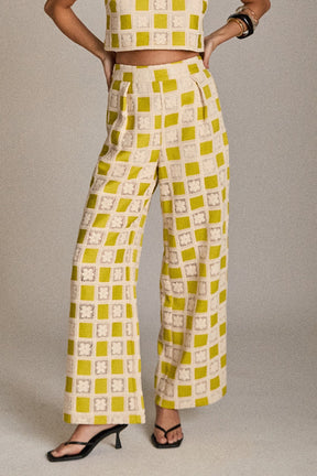 ENGLISH FACTORY - The Bria Crochet Pants - PANTS available at Objectrare