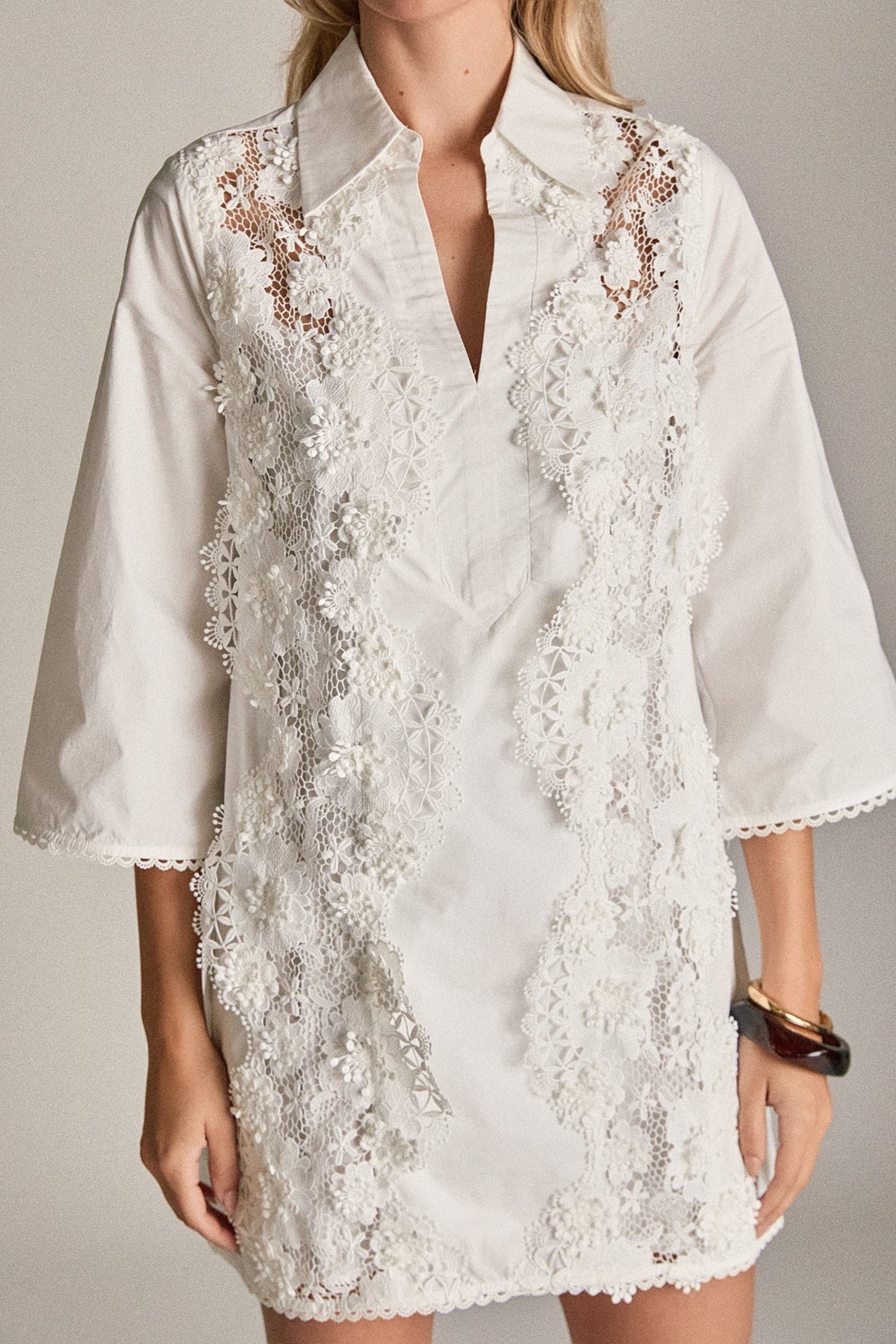 Lace Reverie Mini Dress