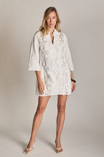 ENGLISH FACTORY - Lace Reverie Mini Dress - DRESSES available at Objectrare