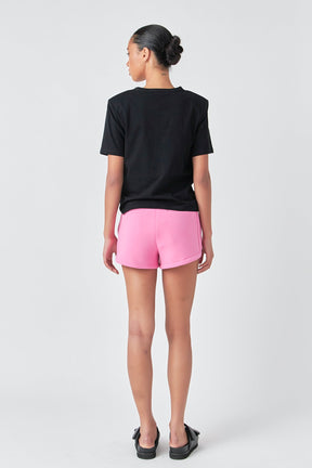 GREY LAB - Power Shoulder T-shirts - T-SHIRTS available at Objectrare