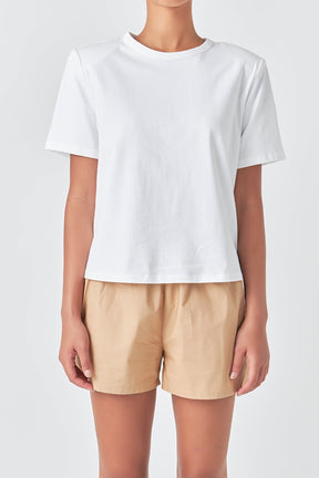 GREY LAB - Power Shoulder T-shirts - T-SHIRTS available at Objectrare