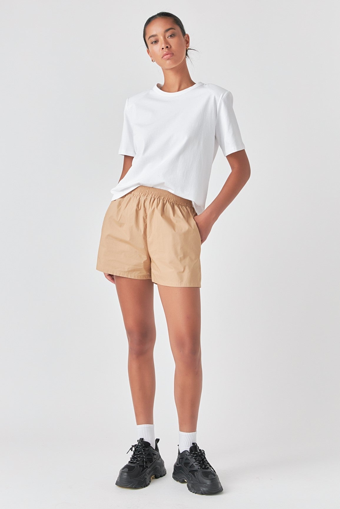 GREY LAB - Power Shoulder T-shirts - T-SHIRTS available at Objectrare