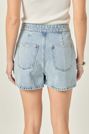 ENGLISH FACTORY - Denim Skort - SKORTS available at Objectrare