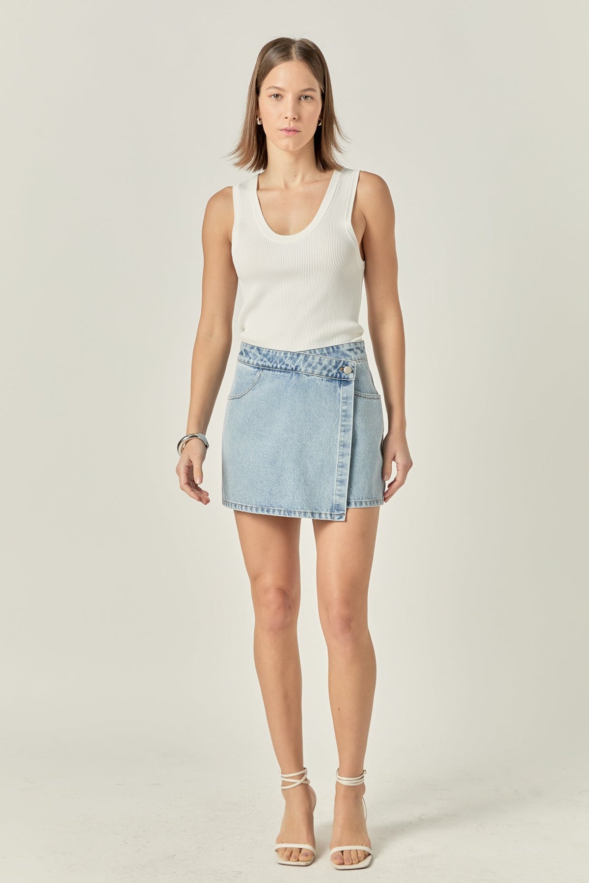 Denim Skort