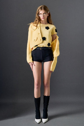 ENGLISH FACTORY - Round Hem Cardigan - SWEATERS & KNITS available at Objectrare