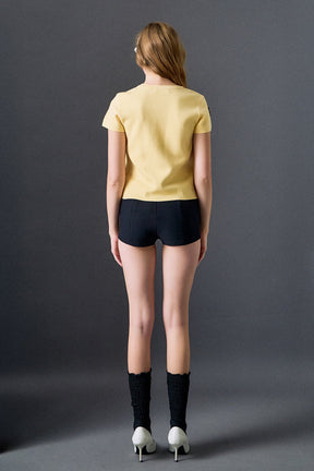 ENGLISH FACTORY - Round Hem Cardigan - SWEATERS & KNITS available at Objectrare